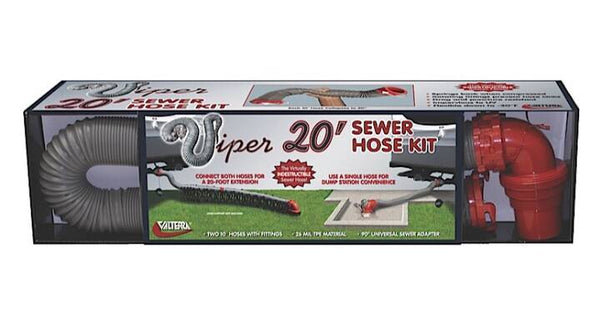 Valterra 20' Viper RV Sewer Drain Hose Kit  • D04-0475