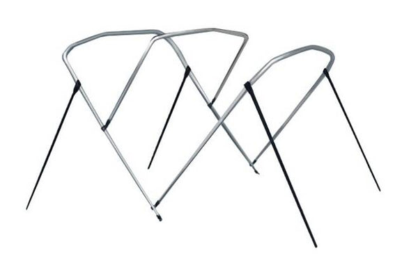 Carver Round Tube 3-Bow Bimini Top Frame, 6' L x 91"-96" W x 54" H  • 55406