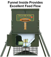 Texas Hunter Products 650 lb Stand and Fill Trophy Deer Feeder w/ 4 ft Legs  • TF650L4