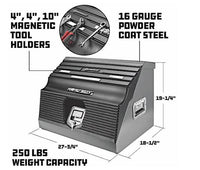 Powerbuilt 26" Rapid Box Slant Front Toolbox Tool with Tool Magnets - Grey  • 240102