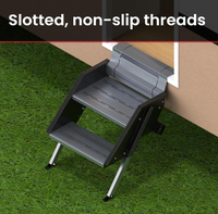 Suburban Stow Away Steps, 2-Step Narrow  • 4101A