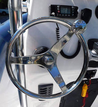 Lewmar 13.5" Powerboat Steering Wheel with PowerGrip Control Knob and 5/8" Nut  • 89700820