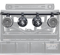Thumper Fab Can-Am Defender Wake Tower Speaker Bar, Black  • TF040001-BK