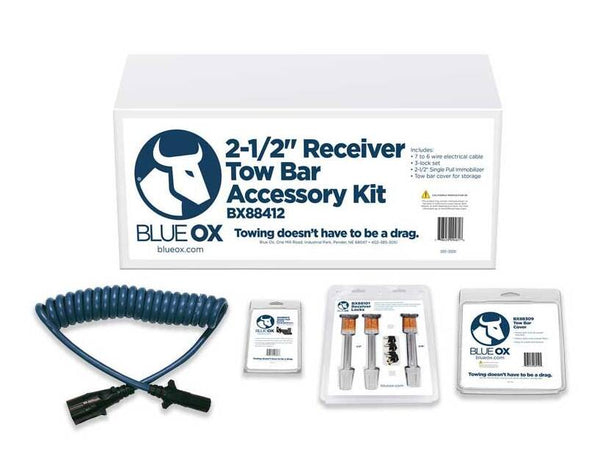 Blue Ox 2-1/2 Inch Receiver, Tow Bar Accessory Kit  • BX88412