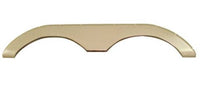 Icon 72-3/8"L x 13"H (8-1/8" Arch Heigh) Taupe Tandem Fender Skirt for Keystone Laredo/Challenger  • 01672