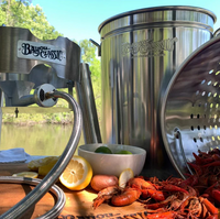 Bayou Classic 44-Quart Stainless Steel Outdoor Propane Gas Boil/Steam Cooker Kit  • KDS-144
