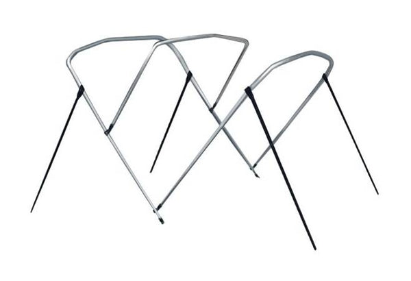 Carver Round Tube 3-Bow Bimini Top Frame, 6' L x 85"-90" W x 54" H  • 55405