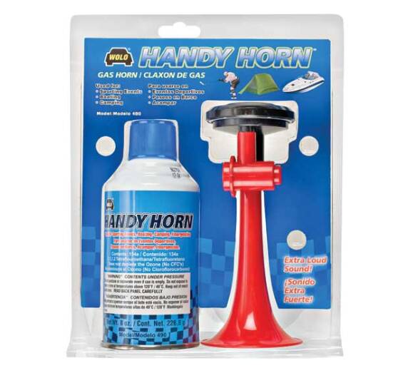 Wolo Handy Horn - Hand Held Air Horn - 116 Decibels 800 Hz  • 490