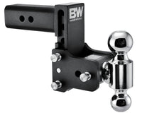 B&W Tow & Stow Adjustable Dual-Ball Mount - 2.5" Receiver - 2", 2 5/16" Ball - 5" Drop  • TS20037B