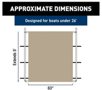 SureShade PTX Power Shade - 63" Wide (Tan)  • 2021026263