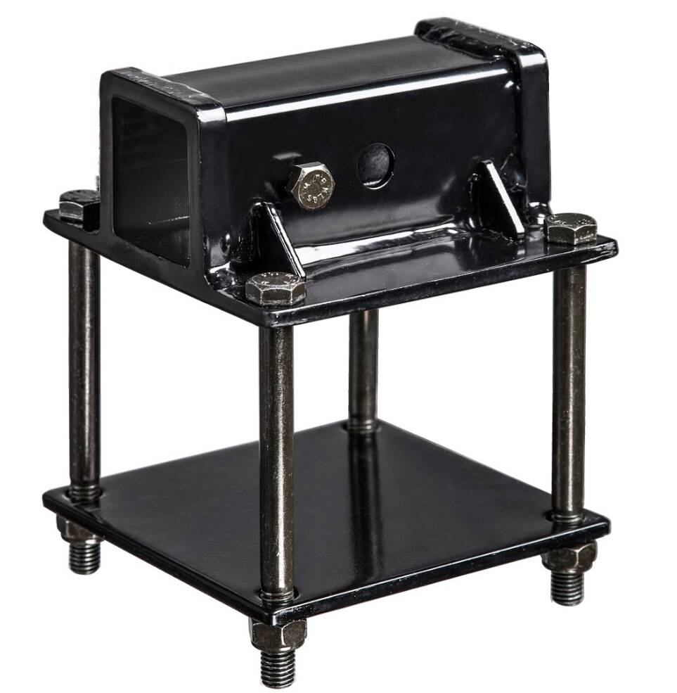 Stromberg Carlson Bumper Hitch Adapter for 2" Receiver and 4" Square Bumper  • BA-100