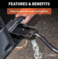 Curt Short Trunnion Bar Weight Distribution Hitch Kit (10K - 15K lbs., 28-3/8" Bars)  • 17422