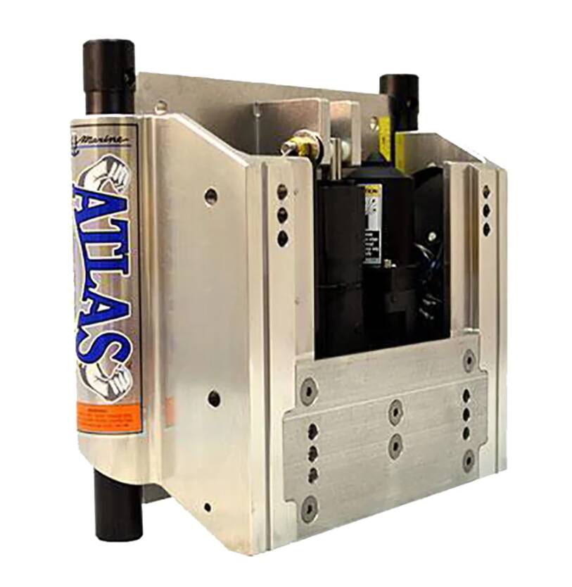 T-H Marine Atlas Heavy Duty 4" Setback Polished Hydraulic Jack Plate  • AHJ-4VHD-DP
