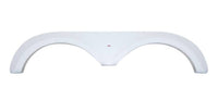 Icon FS1702 69-3/4"L x 15-3/4"H (11-1/4" Arch Heigh) Polar White Tandem Fender Skirt for Jayco Jayco Designer Model  • 01702