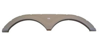 Icon 72"L x 14-1/4"H (9-1/4" Arch Heigh) Polar White Tandem Fender Skirt for Keystone Challenger/Everest  • 01705