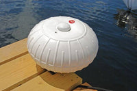 Taylor Made 12" Straight Mount Dock Wheel, White  • 1073
