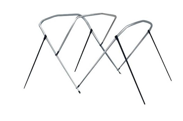 Carver Round Tube 3-Bow Bimini Top Frame, 6' L x 85"-90" W x 46" H  • 55605