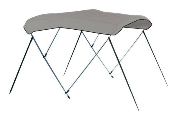 Carver Cadet Gray Sunbrella Acrylic 3-Bow Ready to Assemble Bimini Canvas with Storage Boot, 6' L x 73"-78" W  • 403A-10
