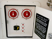 Blue Sea e-Series 32 V DC 350 A 4-Position Red Tinned Copper Selector Battery Switch  • 9001E-BSS