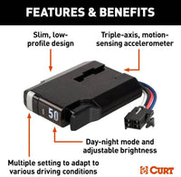 Curt TriFlex NEXT Trailer Brake Controller Proportional   • 51146