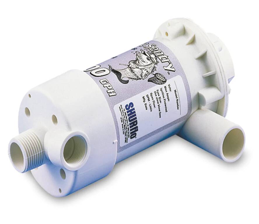 Shurflo BAIT SENTRYâ„¢ 800 Magnetic Drive Livewell Pump - 800 GPH  • 1700-011-030