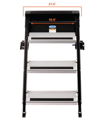 MORryde Flip Tread RV Entry Step - 3 Step  • STP-217