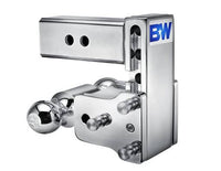 B&W  Tow & Stow Adjustable Dual-Ball Mount - Chrome - 2.5" Receiver - 2", 2 5/16" Ball - 5" Drop  • TS20037C