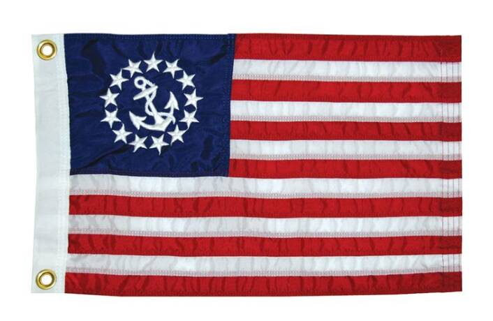 Taylor Made Deluxe 24" x 36" Polyester U.S. "Yacht Ensign" Flag  • 8136