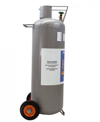 Flame King 100 LB Horizontal & Vertical Propane Cylinder w/ POL and Wheels  • YSN100HOGA