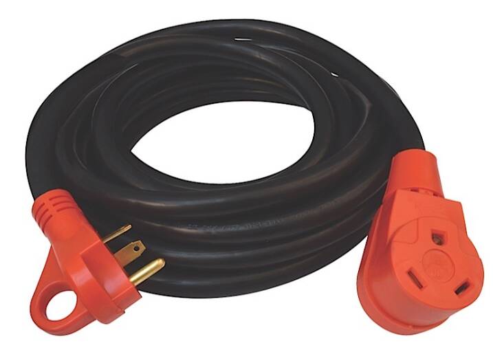 Valterra 25' Mighty Cord 30 Amp Extension Cord with Handle  • A10-3025EH