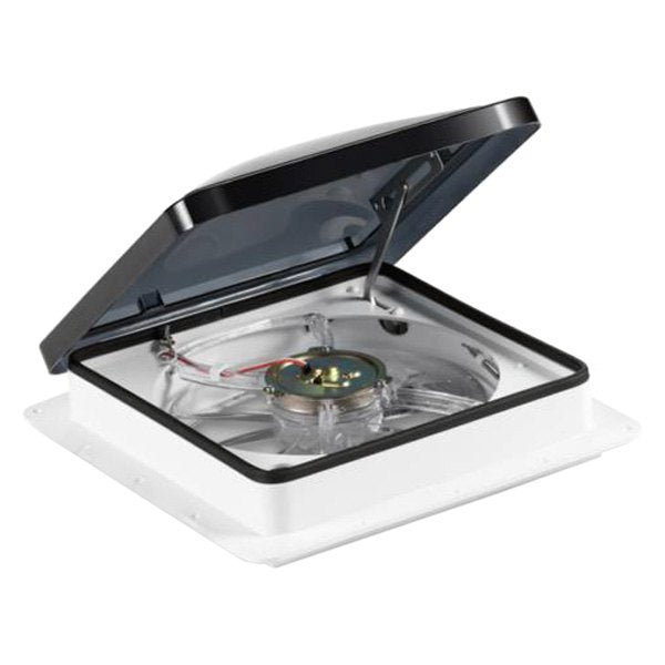 Dometic Fan-Tastic 14" x 14" Roof Vent with Smoke Manual Lid & 3-Speed Reverse Fan & Thermostat  • 802250