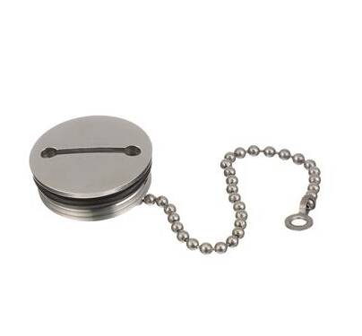 Attwood Stainless Steel Replacement Cap & Chain  • 66074-3