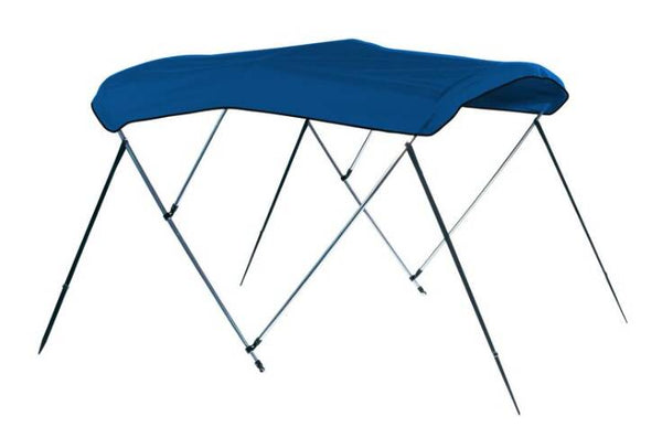 Carver Pacific Blue Sunbrella Acrylic 3-Bow Ready to Assemble Bimini Canvas with Storage Boot, 6' L x 73"-78" W  • 403A-04