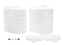 Camco Polyethylene Heavy Duty Cover for Dual 20 lbs Tanks White  • 50503