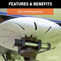 Curt 12" 5th Wheel Lube Plate  • 16722