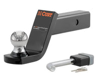 Curt Towing Starter Kit w/ 2" Ball, 2" Shank, 7,500 LBS, 4" Drop  • 45142