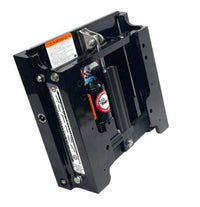Bob's Machine 4" Setback Action Series Jack Plate, Powder Coated Gloss Black  • 100-104101P-PCGB-NOSPN-NG