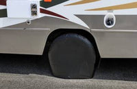 Camco RV Wheel & Tire Protector Covers - 33-35",Black Vinyl, Set of 2  • 45249