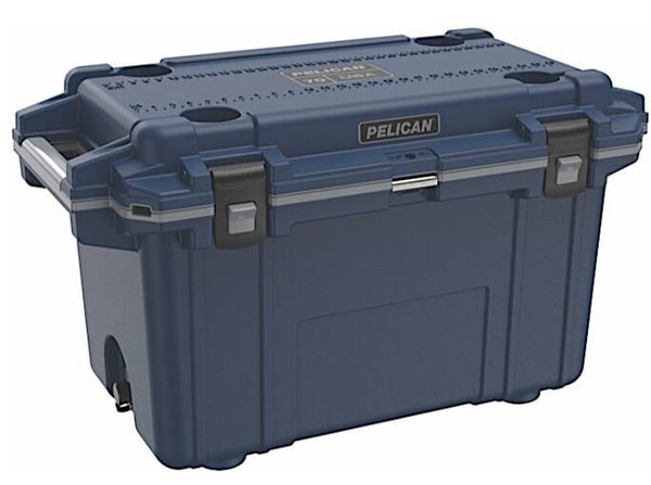 Pelican 70-Quart Elite Cooler - Pacific Blue/Gray  • 70Q-1-PACBLUGRY
