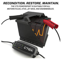 CTEK CT5 Powersport 12V 2.3A Battery Charger & Maintainer  • 40-339