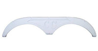 Icon 67-1/2"L x 15"H (9-3/4" Arch Heigh) Polar White Tandem Fender Skirt for Forest River Cedar Creek  • 12713