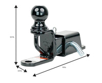 ATV TEK Trio HD Receiver Hitch w/ 2" Ball Mount  • TRH1