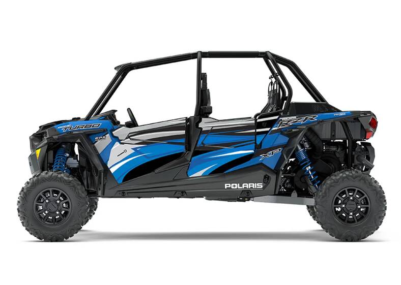 Pro Armor 2018 RZR XP 4 RZR Turbo Lower Door Insert Graphic - Velocity Blue  • P185G502VB