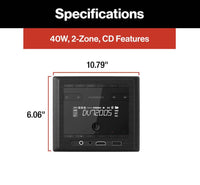 Furrion RV & Marine Entertainment System - 40W, 2-Zone  • 2021124342