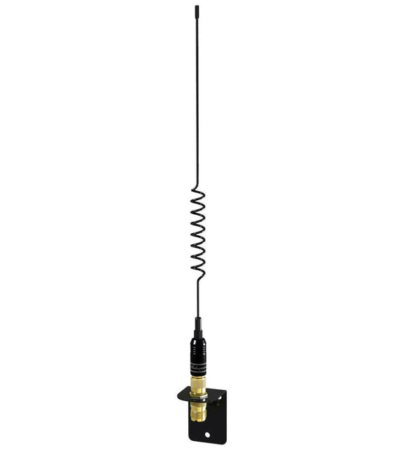 Shakespeare VHF 15" Stainless Steel Black Whip Antenna - Bracket Included  • 5216