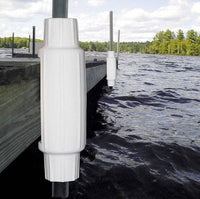Dock Edge Torpedo Bumper, 18", White  • DE91110F