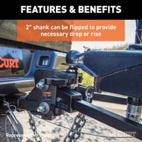 Curt Short Trunnion Bar Weight Distribution Hitch Kit (10K - 15K lbs., 28-3/8" Bars)  • 17422