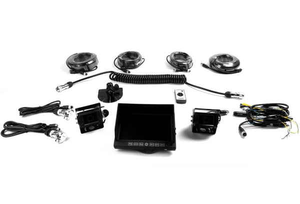 Brandmotion Universal Trailer Rear Vision Dual Camera System with 7" Monitor  • 9002-7803