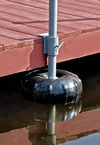 Taylor Made 14" Dock Post Wheel, Black  • 1214