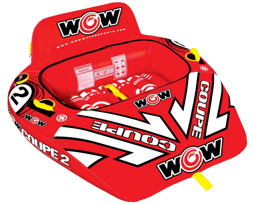 WOW Watersports 2-Person Coupe Cockpit Towable Tube  • 15-1030